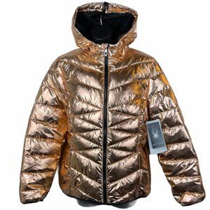 NWT Spyder Rose Gold Puffer Jacket
